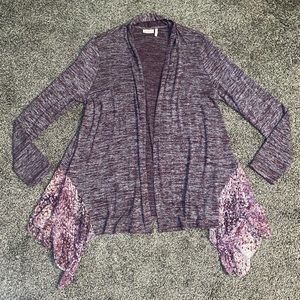 ⭐️ LOGO by Lori Goldstein women’s cardigan size large